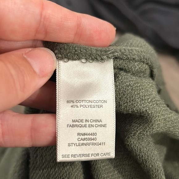 EUC Love, Fire Olive Green Romper Size Large - Picture 9 of 10